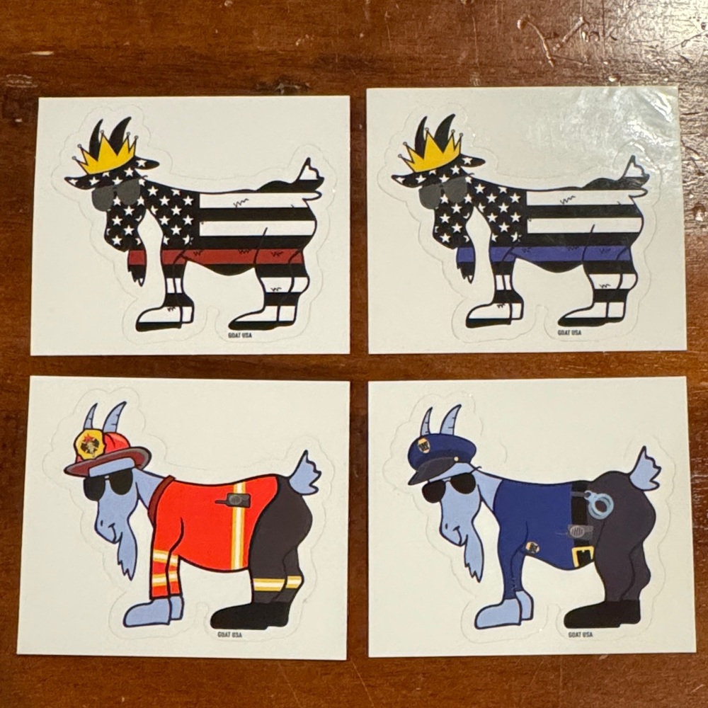 GOAT USA Stickers (4)